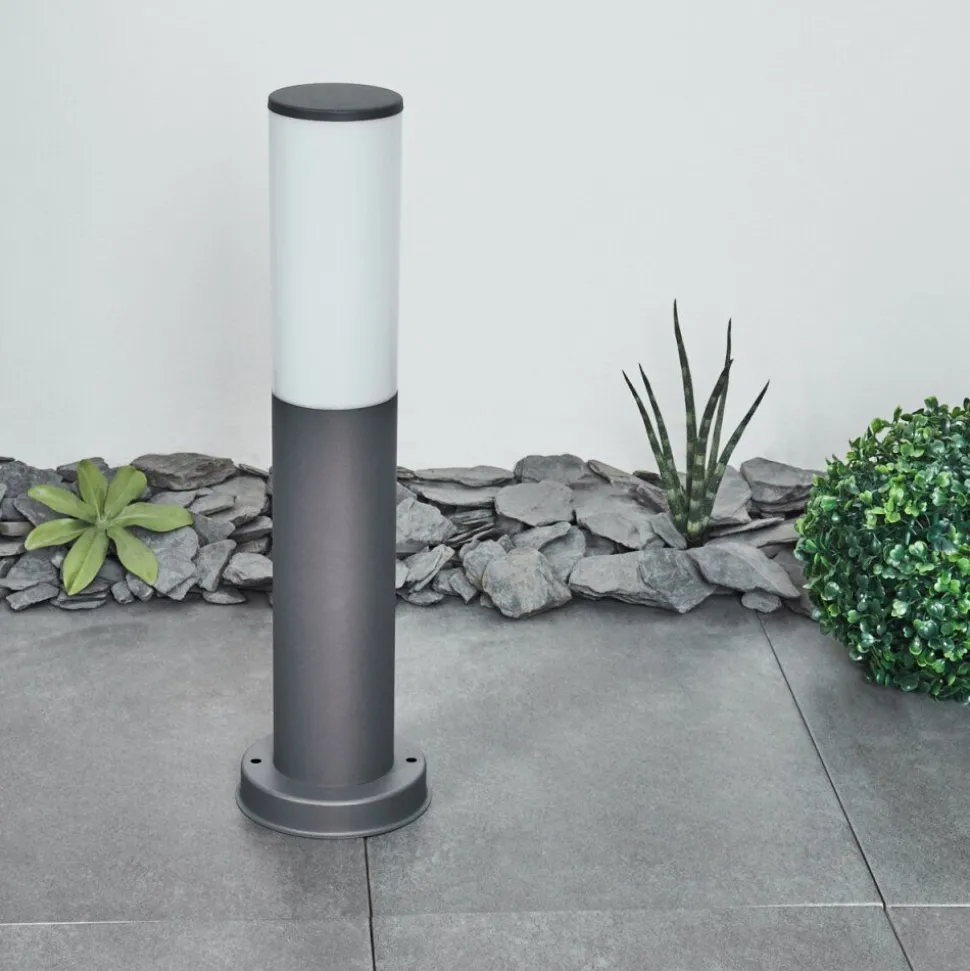 Borne Lumineuse Caserta Anthracite, 1 Lumiere