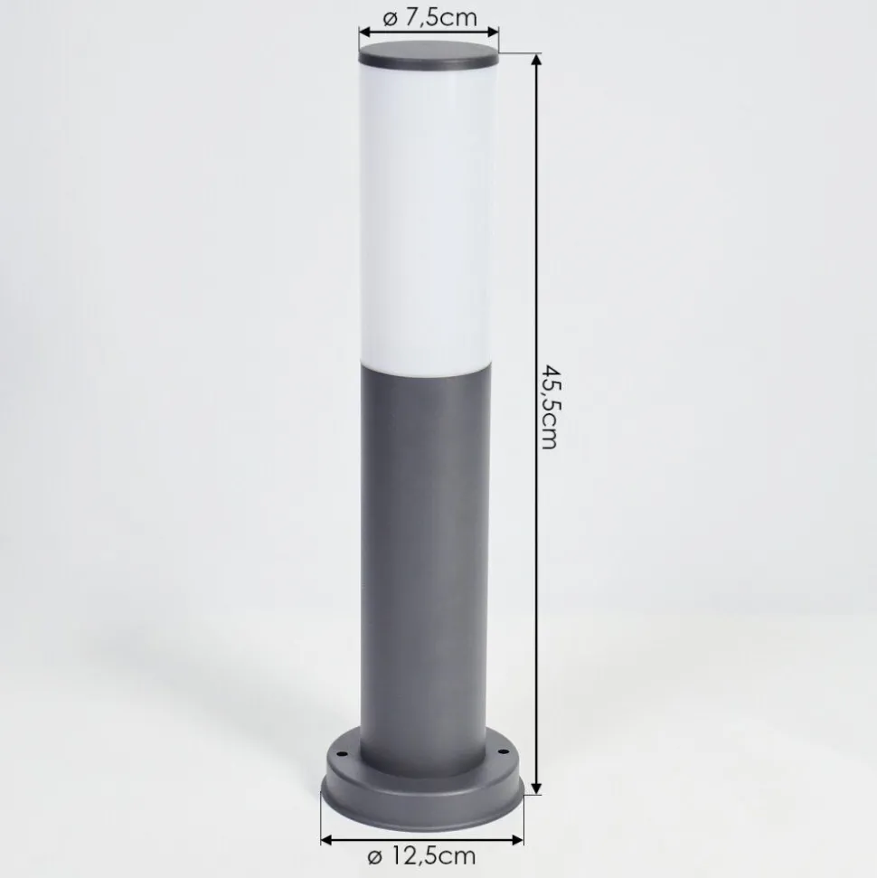 Borne Lumineuse Caserta Anthracite, 1 Lumiere