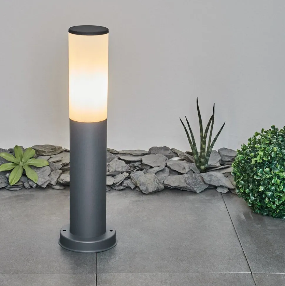 Borne Lumineuse Caserta Anthracite, 1 Lumiere