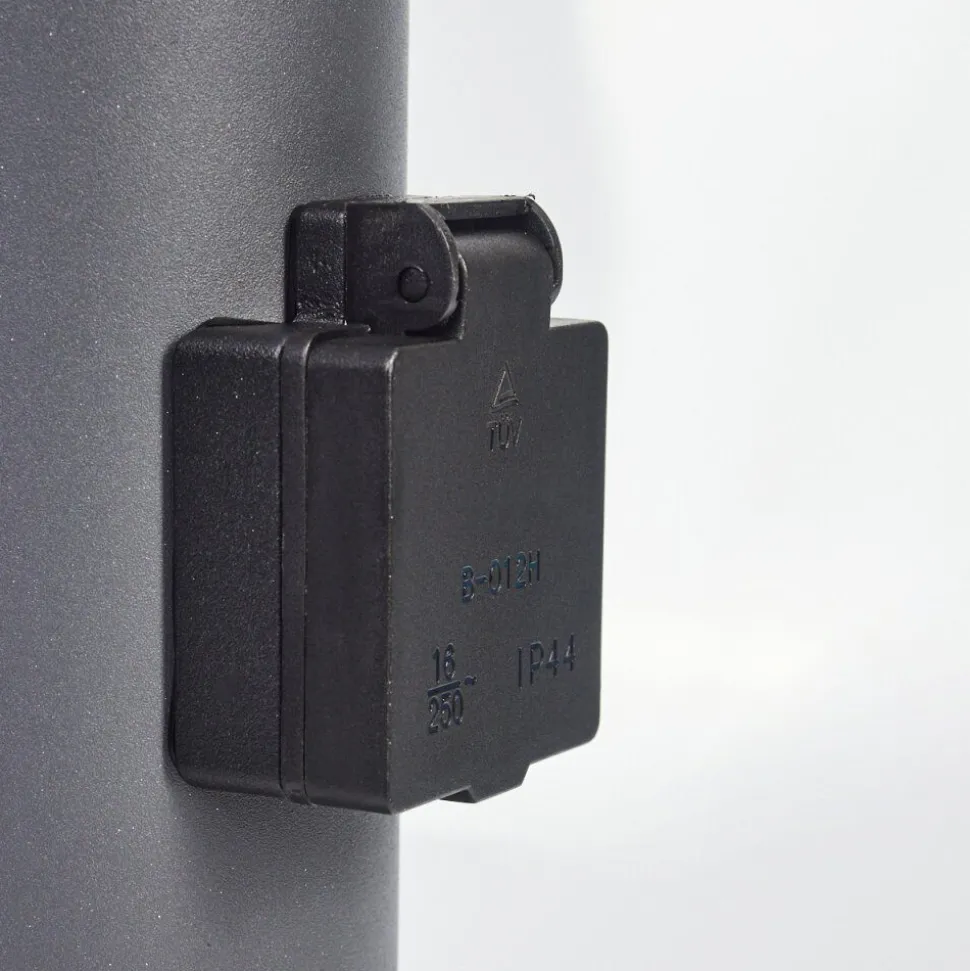 Borne Lumineuse Caserta Anthracite, 1 Lumiere