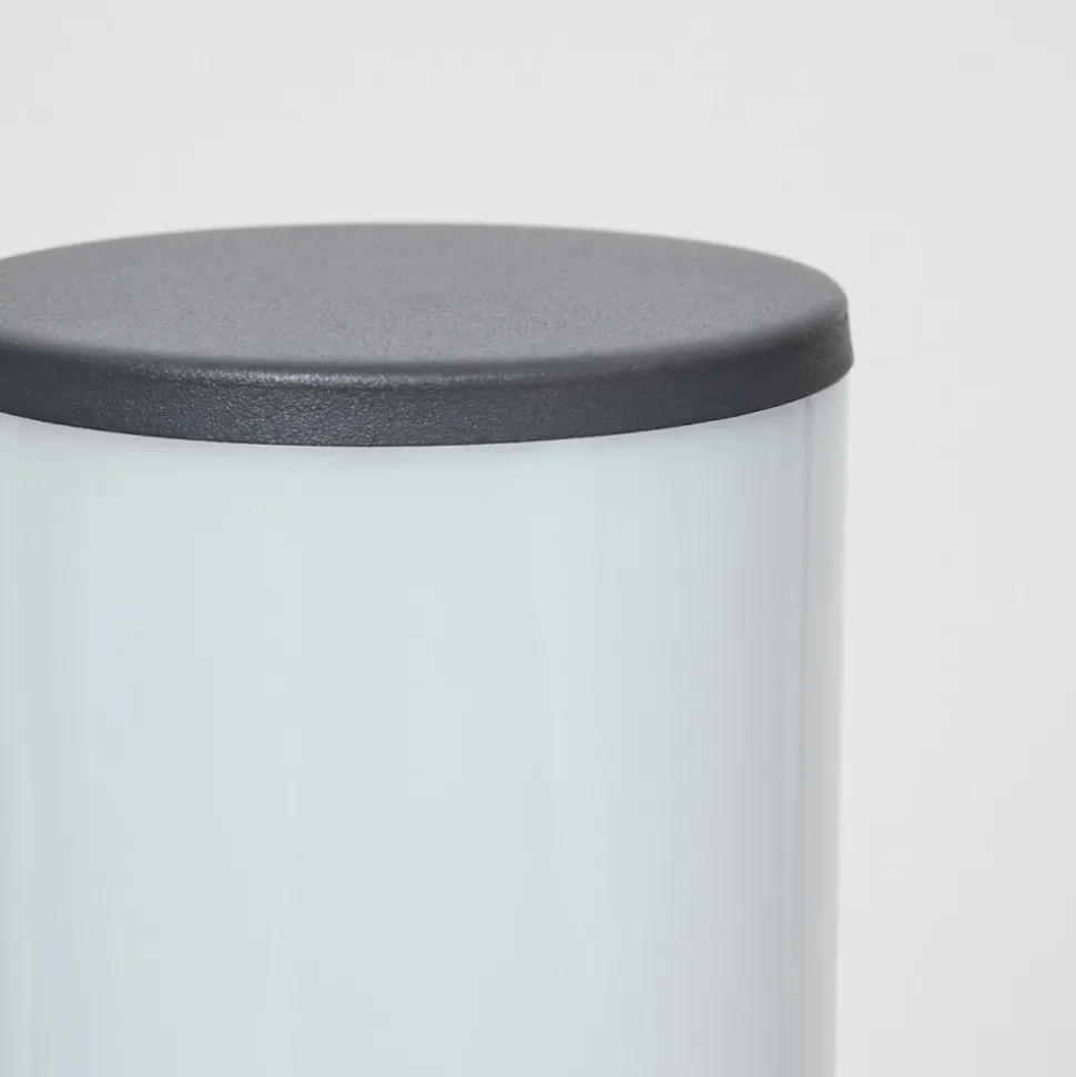 Borne Lumineuse Caserta Anthracite, 1 Lumiere, Detecteur De Mouvement