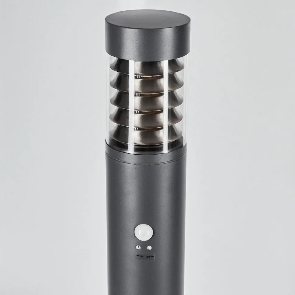 Borne Lumineuse Dakar Anthracite, 1 Lumiere, Detecteur De Mouvement