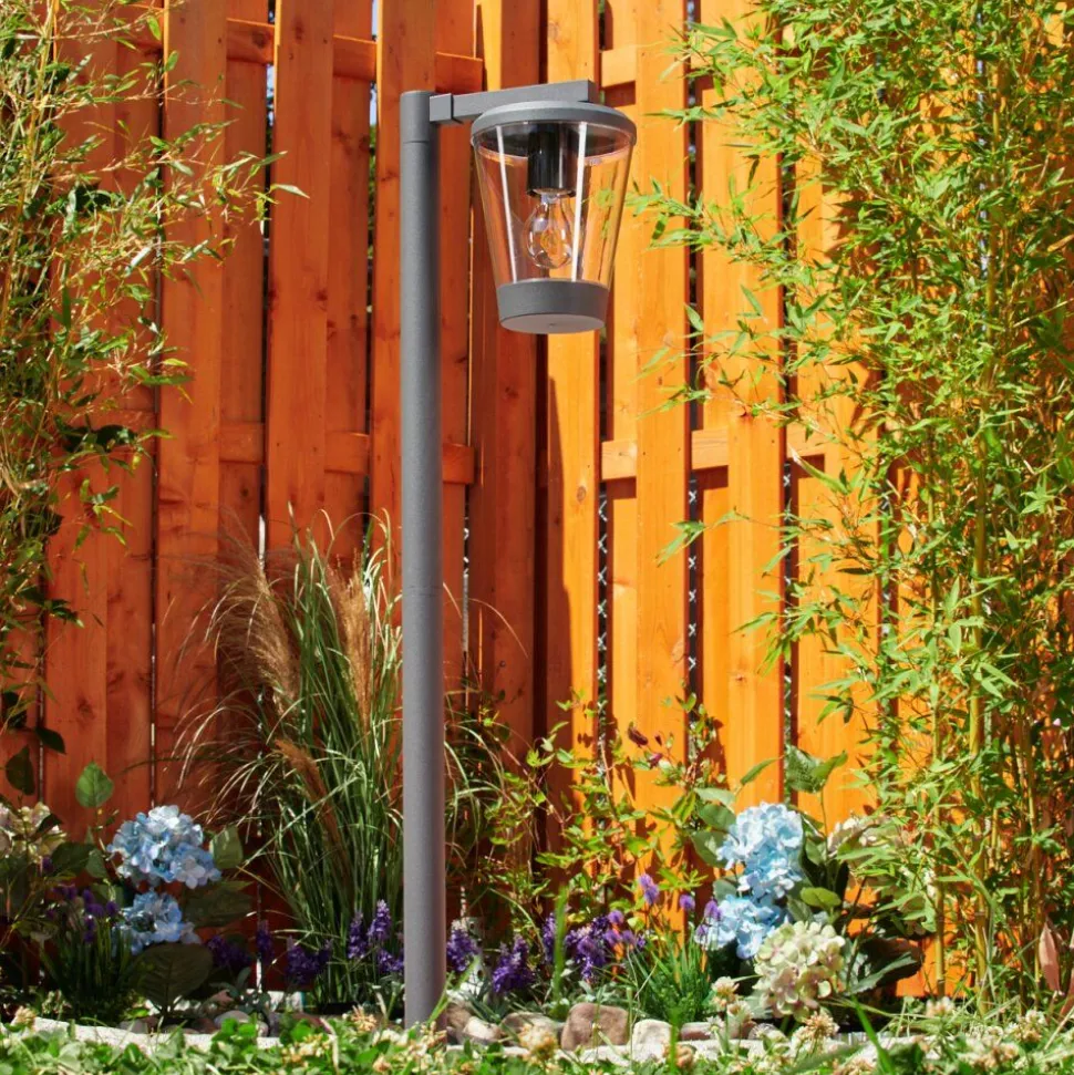 Borne Lumineuse Eloida Anthracite, 1 Lumiere