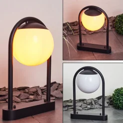 Borne Lumineuse Festau Noir, 1 Lumiere