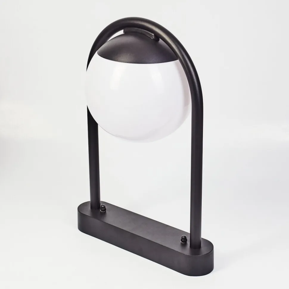 Borne Lumineuse Festau Noir, 1 Lumiere