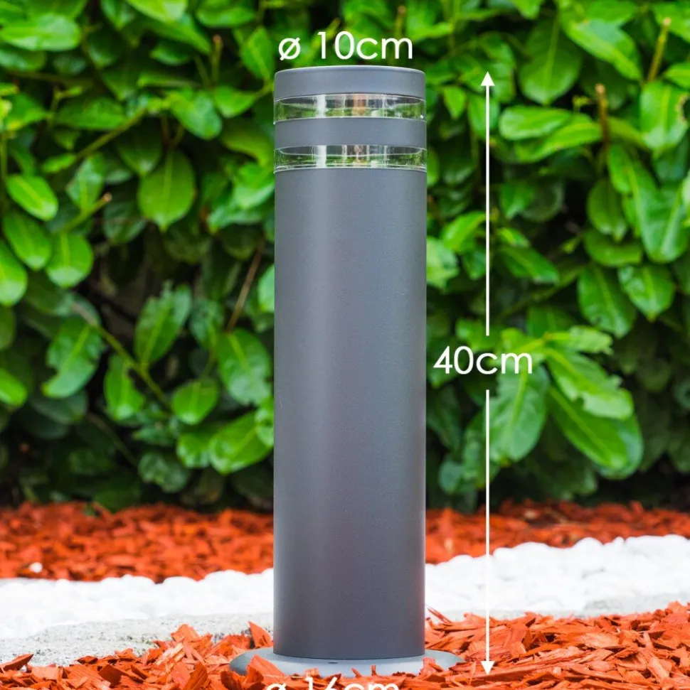 Borne Lumineuse Focus Anthracite, 1 Lumiere