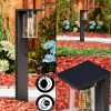 Borne Lumineuse Foley Noir, 1 Lumiere