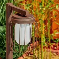 Borne Lumineuse Foothills Rouille, 1 Lumiere