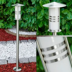 Borne Lumineuse Fukuoka Argente, 1 Lumiere