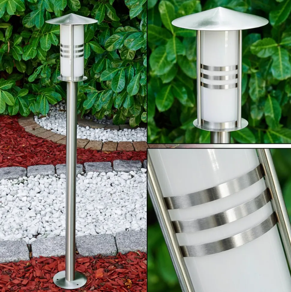 Borne Lumineuse Fukuoka Argente, 1 Lumiere