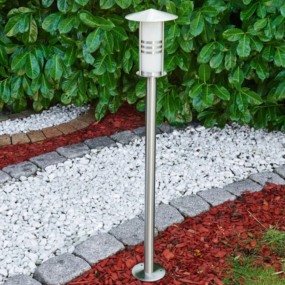 Borne Lumineuse Fukuoka Argente, 1 Lumiere