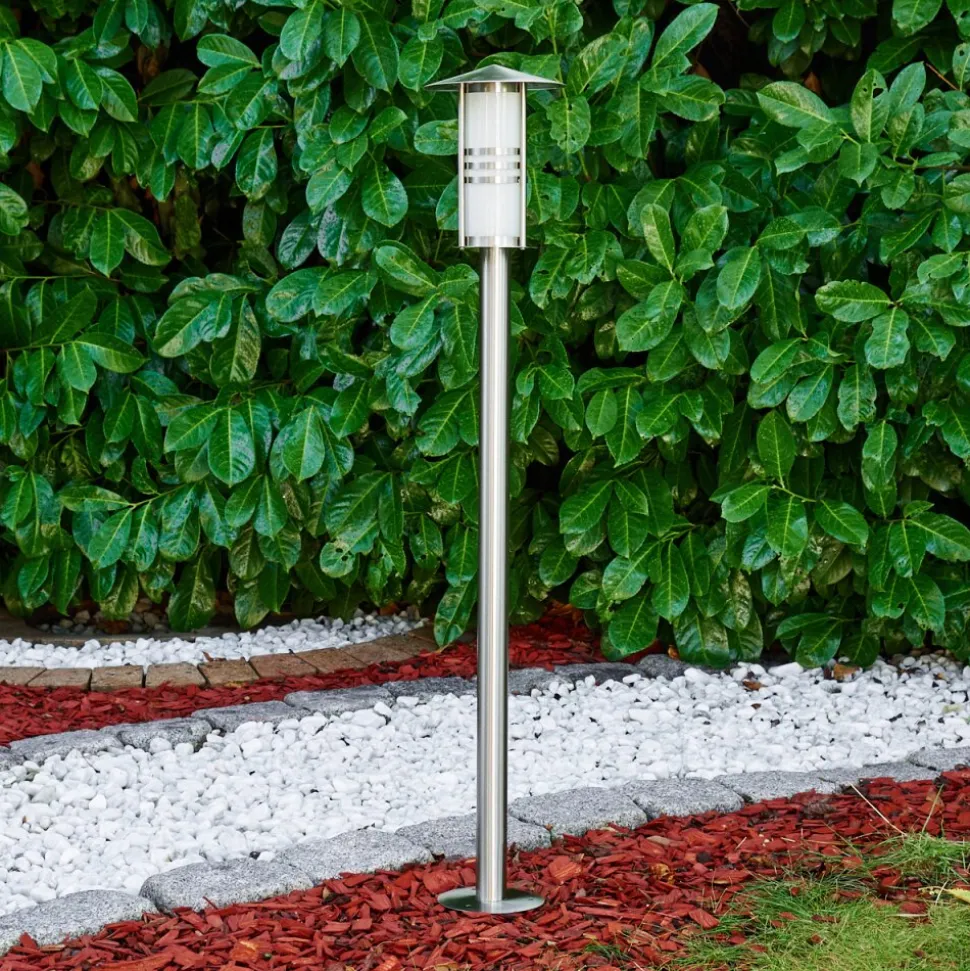 Borne Lumineuse Fukuoka Argente, 1 Lumiere