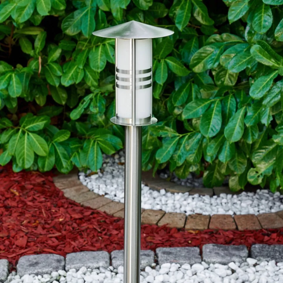 Borne Lumineuse Fukuoka Argente, 1 Lumiere