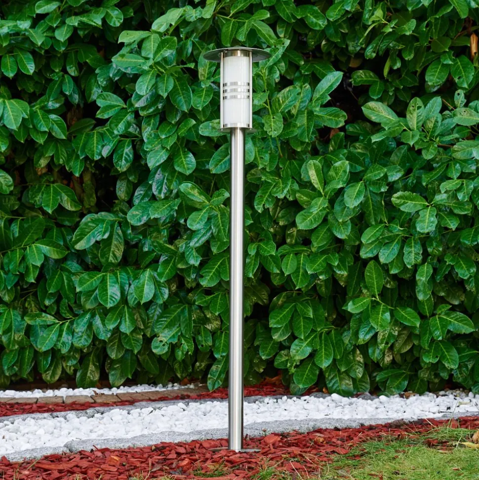 Borne Lumineuse Fukuoka Argente, 1 Lumiere