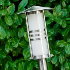 Borne Lumineuse Fukuoka Argente, 1 Lumiere
