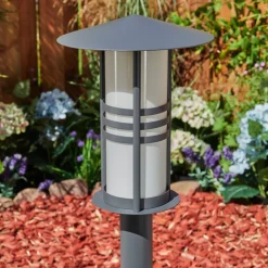 Borne Lumineuse Fukuoka Anthracite, 1 Lumiere