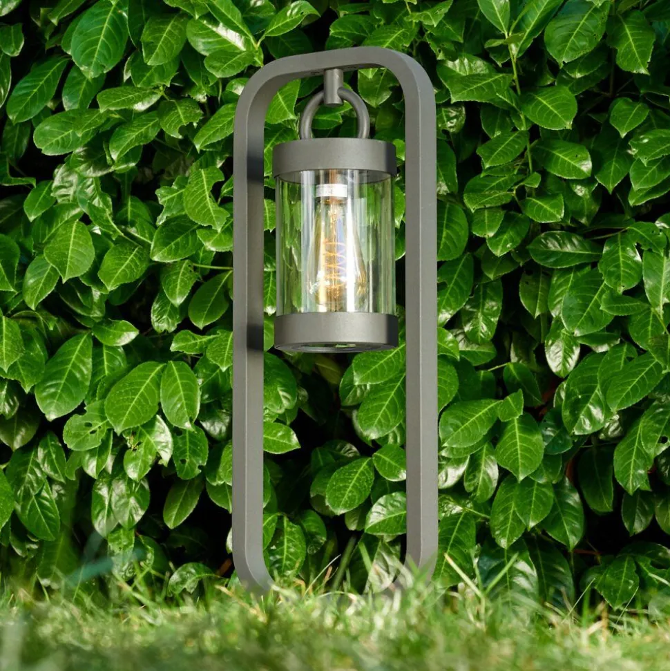 Borne Lumineuse Fulham Anthracite, 1 Lumiere