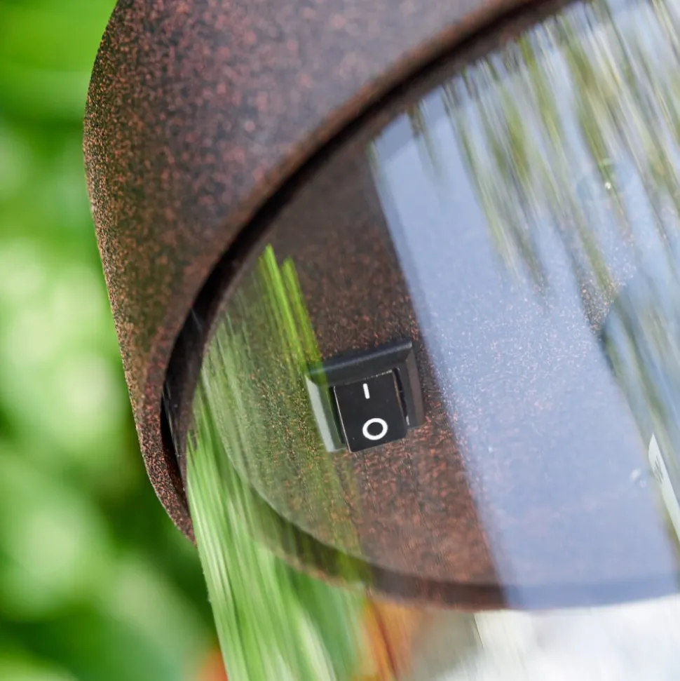 Borne Lumineuse Fulham Rouille, 1 Lumiere
