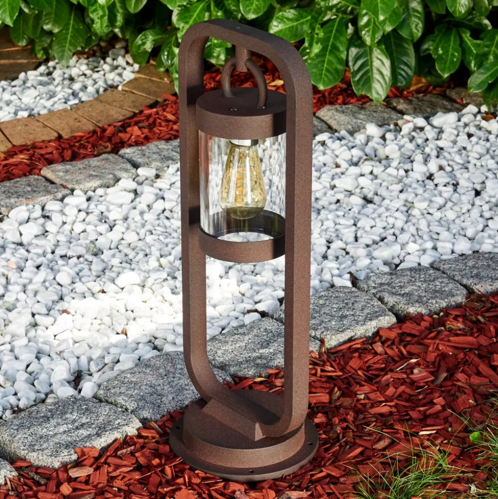 Borne Lumineuse Fulham Rouille, 1 Lumiere
