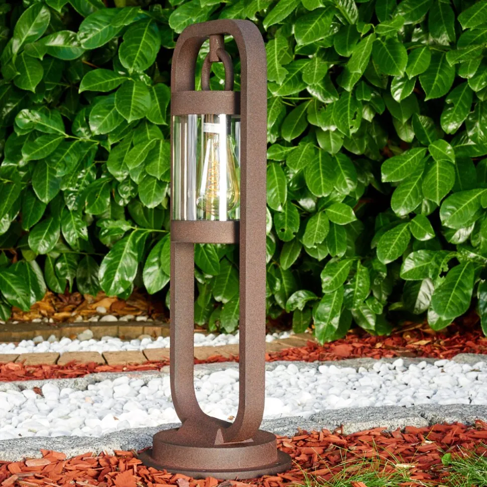 Borne Lumineuse Fulham Rouille, 1 Lumiere