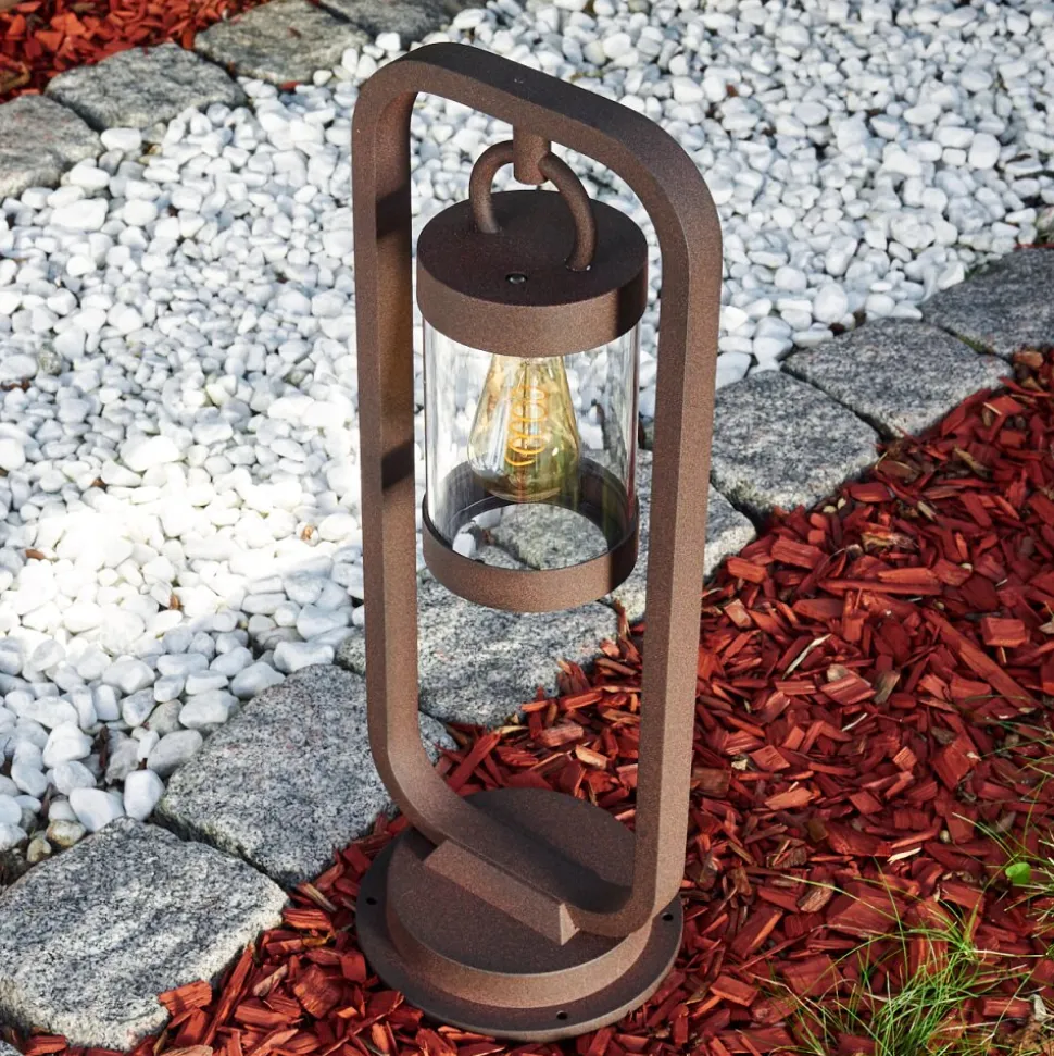 Borne Lumineuse Fulham Rouille, 1 Lumiere