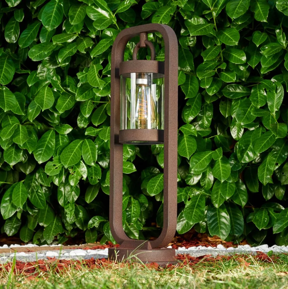 Borne Lumineuse Fulham Rouille, 1 Lumiere