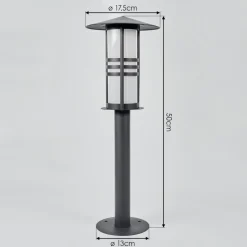 Borne Lumineuse Fushun Anthracite, 1 Lumiere