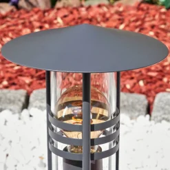 Borne Lumineuse Fushun Anthracite, 1 Lumiere