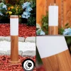 Borne Lumineuse Gabarone Brun, Couleur Bois, 1 Lumiere
