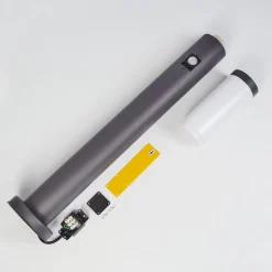 Borne Lumineuse Gaborone Anthracite, 1 Lumiere, Detecteur De Mouvement