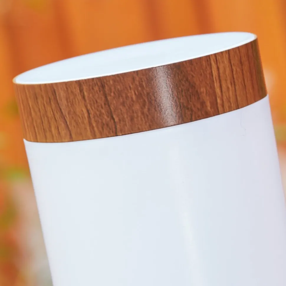 Borne Lumineuse Gaborone Brun, Couleur Bois, 3 Lumieres