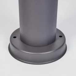 Borne Lumineuse Gaborone Anthracite, 1 Lumiere, Detecteur De Mouvement