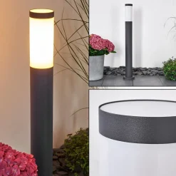 Borne Lumineuse Gaborone Anthracite, 1 Lumiere