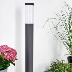 Borne Lumineuse Gaborone Anthracite, 1 Lumiere