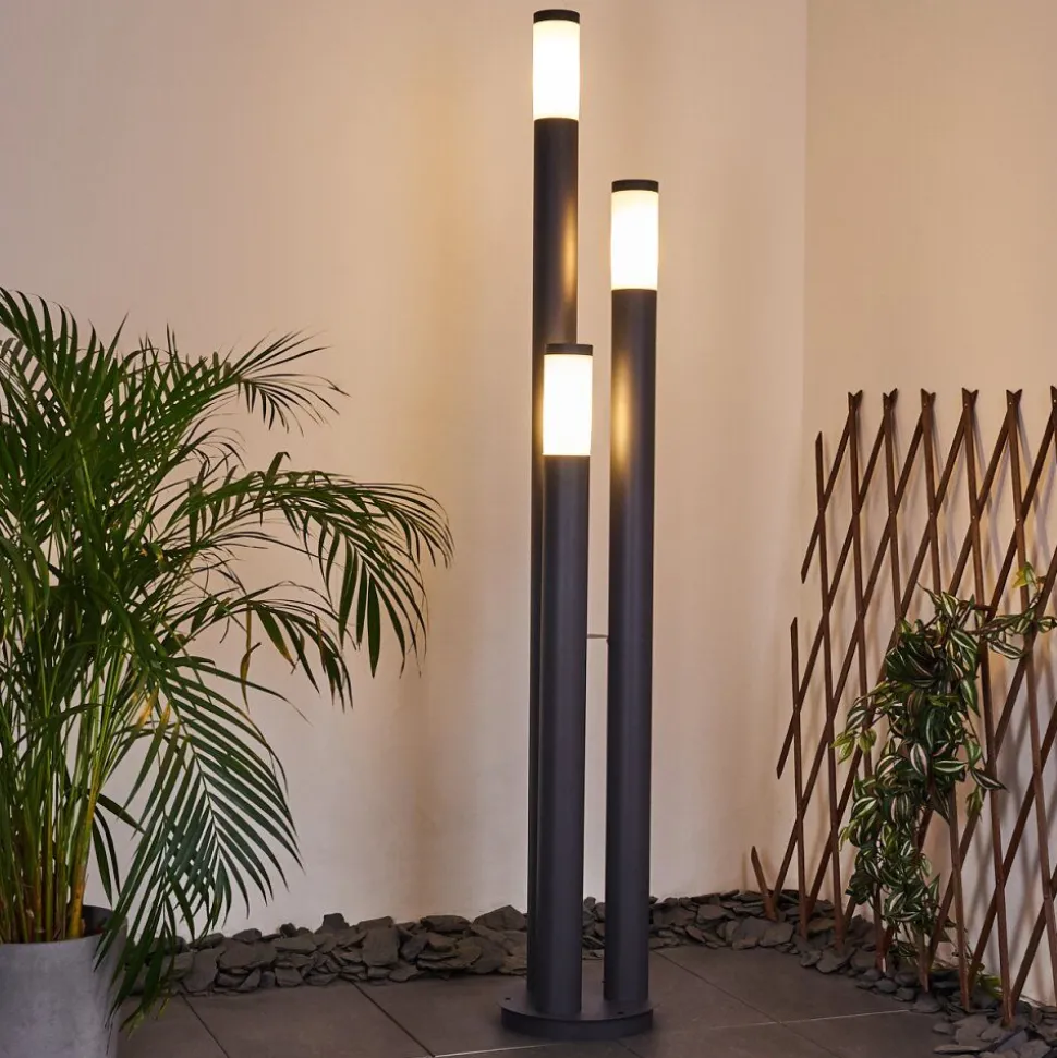 Borne Lumineuse Gaborone Anthracite, 3 Lumieres