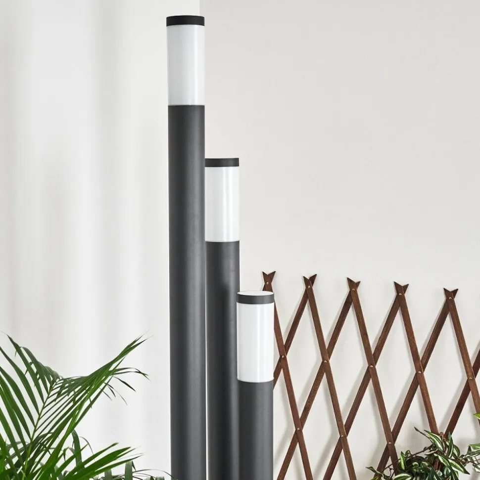 Borne Lumineuse Gaborone Anthracite, 3 Lumieres