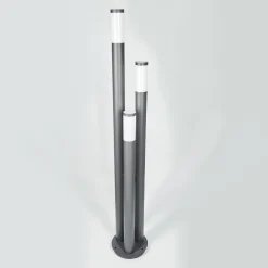 Borne Lumineuse Gaborone Anthracite, 3 Lumieres