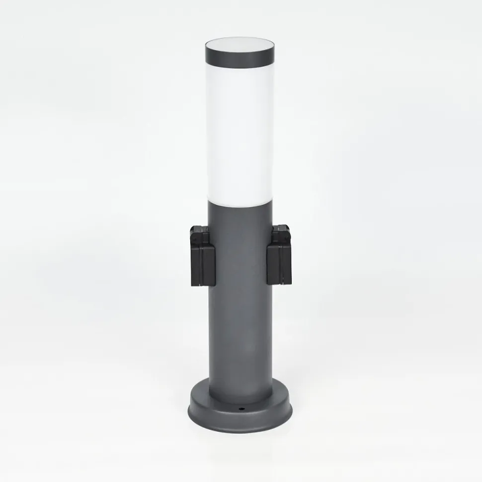 Borne Lumineuse Gaborone Anthracite, 1 Lumiere