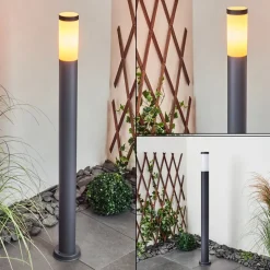 Borne Lumineuse Gaborone Anthracite, 1 Lumiere