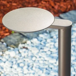 Borne Lumineuse Gakona Led Gris, 1 Lumiere
