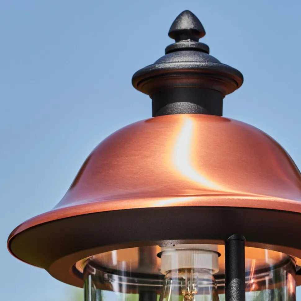 Borne Lumineuse Gascon Noir, 3 Lumieres