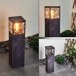 Borne Lumineuse Geroboti Rouille, 1 Lumiere