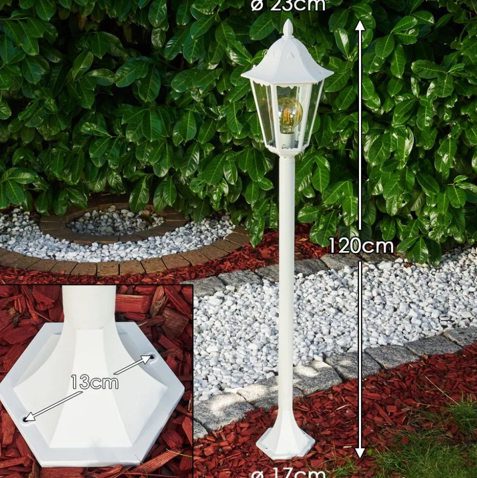 Borne Lumineuse Gilze Blanc, 1 Lumiere