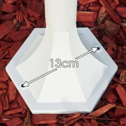 Borne Lumineuse Gilze Blanc, 1 Lumiere