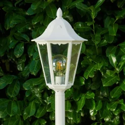 Borne Lumineuse Gilze Blanc, 1 Lumiere