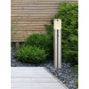 Borne Lumineuse Globo Xeloo Argente, 1 Lumiere, Detecteur De Mouvement