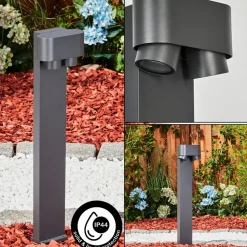 Borne Lumineuse Guampacha Anthracite, 2 Lumieres