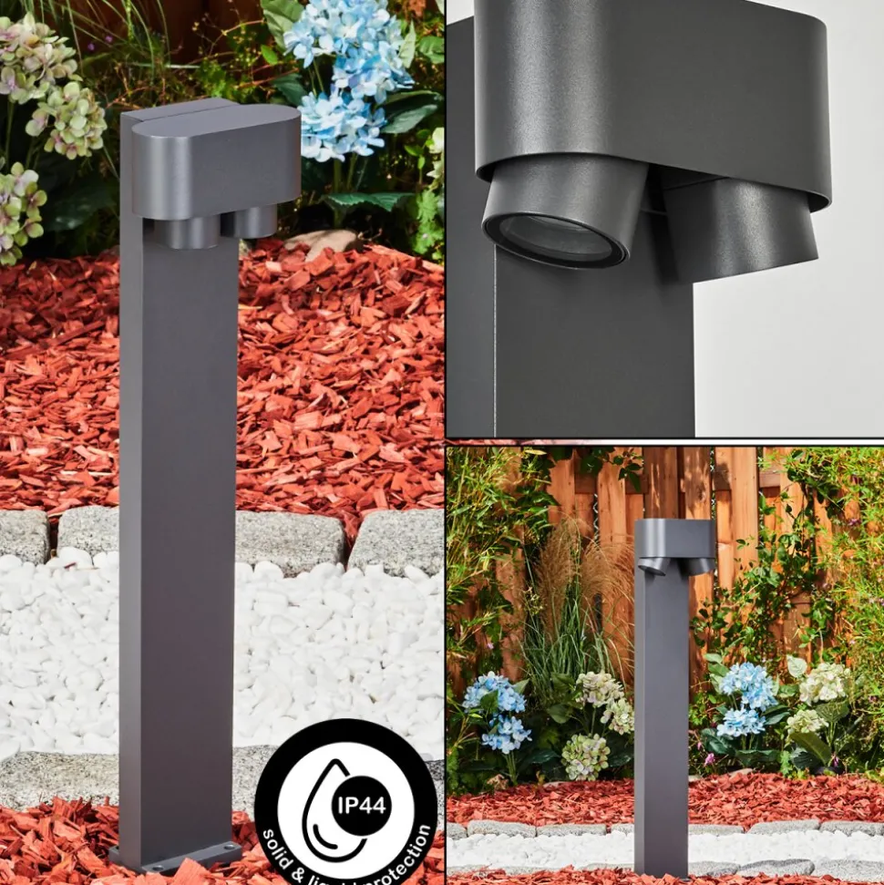 Borne Lumineuse Guampacha Anthracite, 2 Lumieres