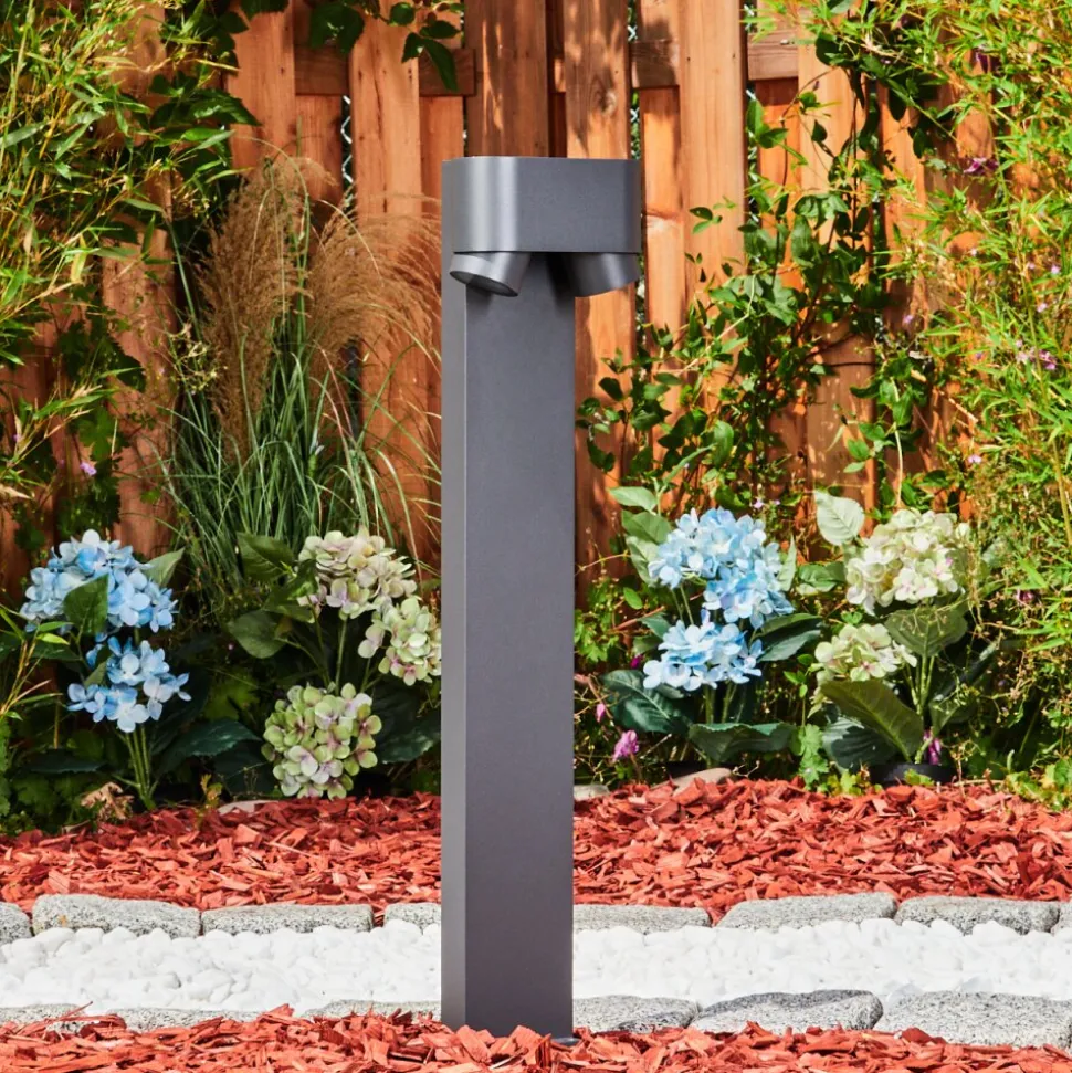 Borne Lumineuse Guampacha Anthracite, 2 Lumieres