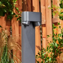 Borne Lumineuse Guampacha Anthracite, 2 Lumieres